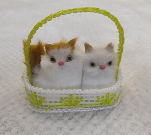 Котики в корзинке со звуком во Агрызе фото 4